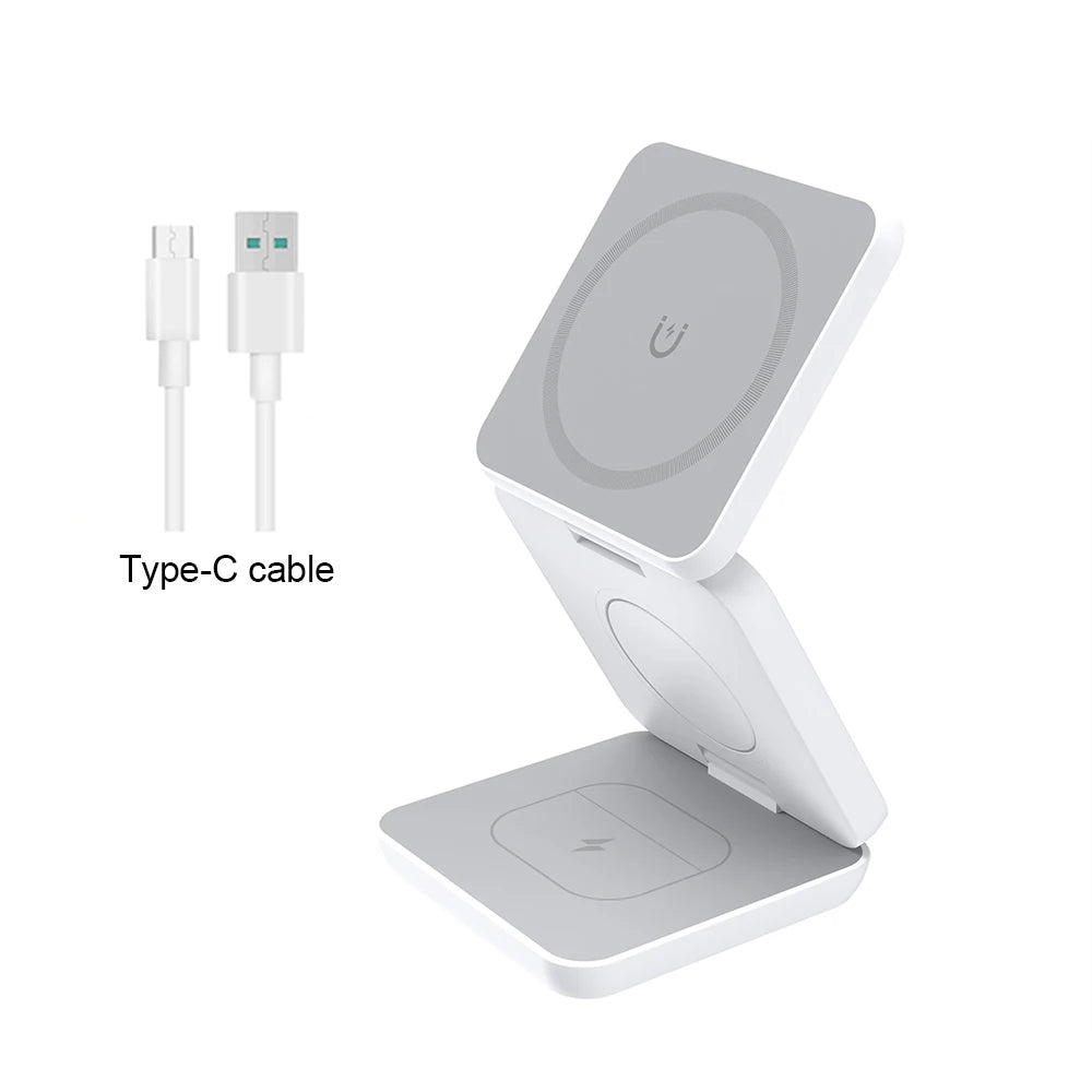 TELNOK MagStation Pro – Cargador Magnético 3 en 1
