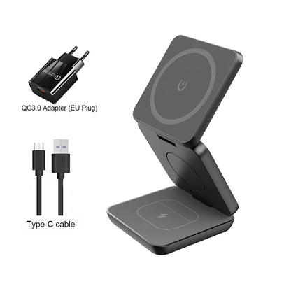 TELNOK MagStation Pro – Cargador Magnético 3 en 1